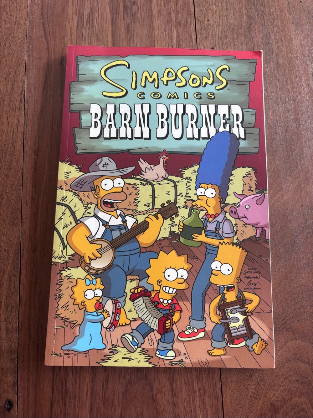 The Simpsons Comics Barn Burner Comics (2004) . Great Condition!